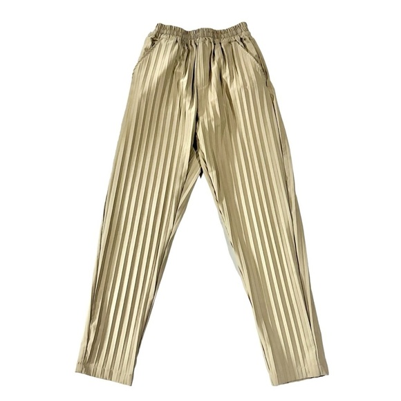 Native Youth Plissé Elastic Waist Pants in Brown Size 30 - NWOT - Picture 2 of 7